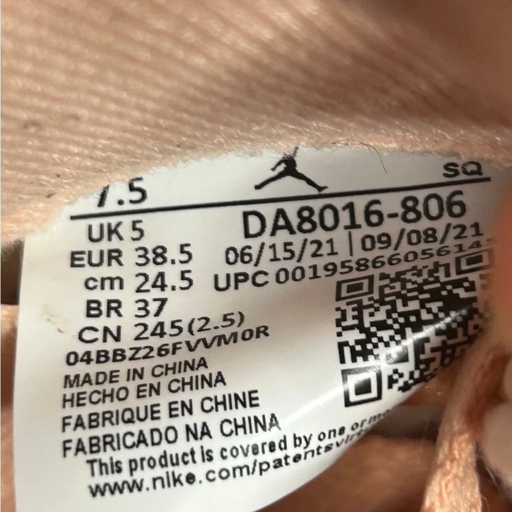 Nike Air Jordan 5 Retro Low Arctic Pink Womens Sneakers DA8016-806 Size 7.5 - Picture 8 of 8